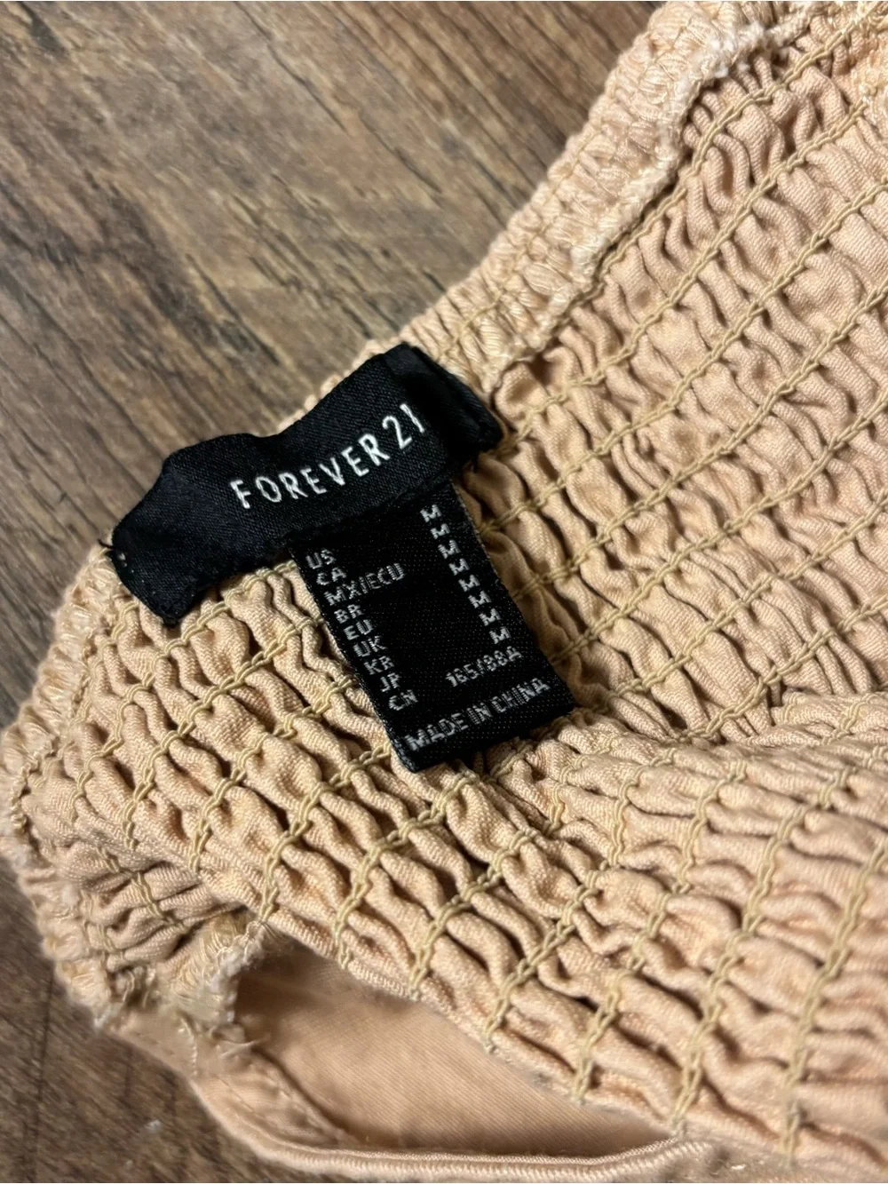 Top & Skirt Matching Set Pink-Tan Lace-Up
